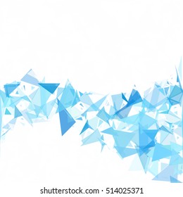 Blue Break Mosaic Background, Creative Design Templates