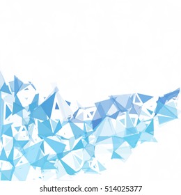 Blue Break Mosaic Background, Creative Design Templates