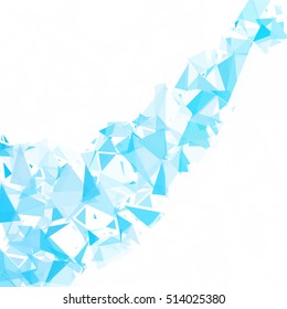 Blue Break Mosaic Background, Creative Design Templates