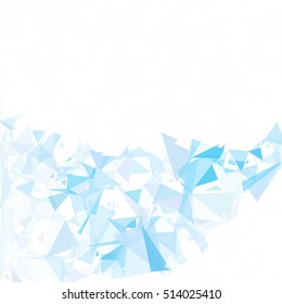 Blue Break Mosaic Background, Creative Design Templates
