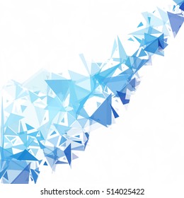 Blue Break Mosaic Background, Creative Design Templates
