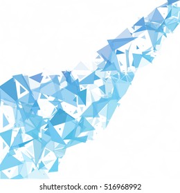 Blue Break Mosaic Background, Creative Design Templates