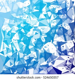 Blue Break Mosaic Background, Creative Design Templates