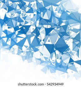 Blue Break Mosaic Background, Creative Design Templates