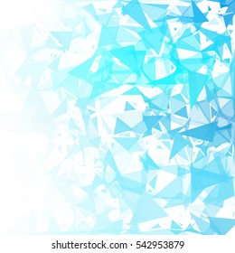 Blue Break Mosaic Background, Creative Design Templates