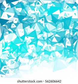 Blue Break Mosaic Background, Creative Design Templates