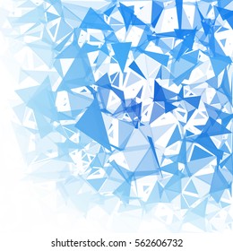Blue Break Mosaic Background, Creative Design Templates