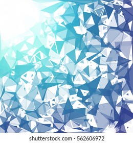 Blue Break Mosaic Background, Creative Design Templates