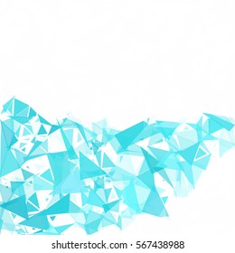 Blue Break Mosaic Background, Creative Design Templates