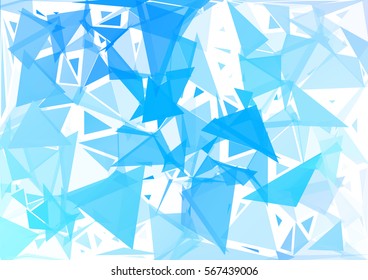 Blue Break Mosaic Background, Creative Design Templates