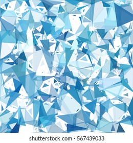 Blue Break Mosaic Background, Creative Design Templates