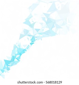 Blue Break Mosaic Background, Creative Design Templates
