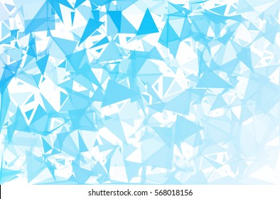 Blue Break Mosaic Background, Creative Design Templates