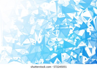 Blue Break Mosaic Background, Creative Design Templates