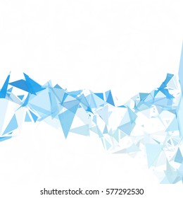 Blue Break Mosaic Background, Creative Design Templates