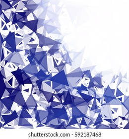 Blue Break Mosaic Background, Creative Design Templates