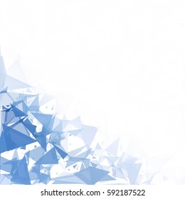 Blue Break Mosaic Background, Creative Design Templates
