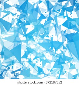 Blue Break Mosaic Background, Creative Design Templates