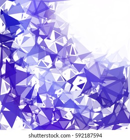 Blue Break Mosaic Background, Creative Design Templates