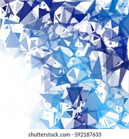 Blue Break Mosaic Background, Creative Design Templates
