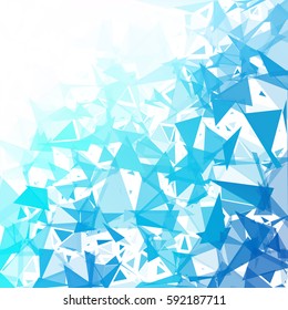 Blue Break Mosaic Background, Creative Design Templates