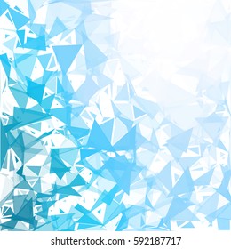 Blue Break Mosaic Background, Creative Design Templates