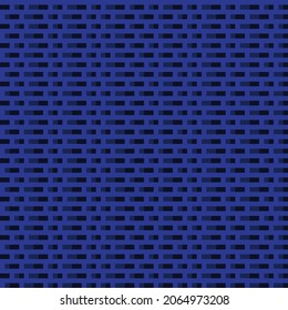 Blue brick pattern pixel art. Vector picture.