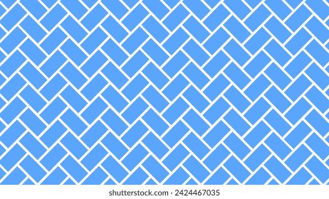 Blaue Ziegelwand oder Bodenhintergrund
