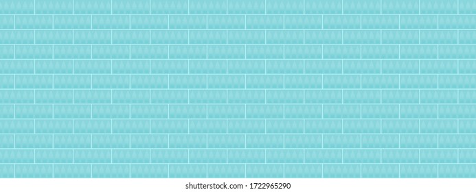 Blue brick wall background textures vector illustration graphic design pattern seamless 