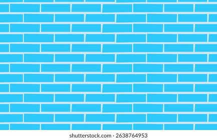Blue brickwall banner background. Used for decoration, advertising design, websites or publications, banners, posters and brochures. vector