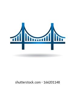 Blue Bridge Icon