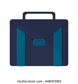 blue briefcase icon
