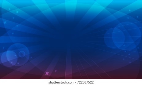 Blauer heller Hintergrund. Vektorgrafik