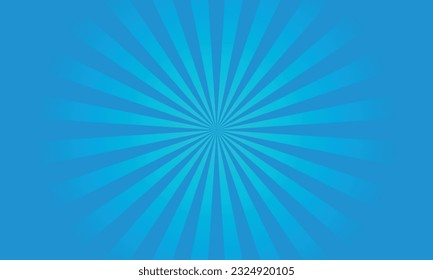 Fondo azul brillante y rico en la ilustración del estilo del arte pop
