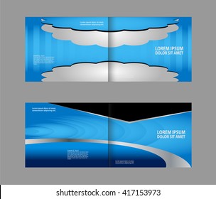 Blue Brochure design
