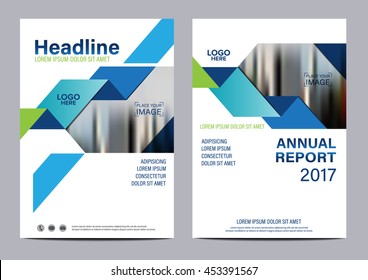 Blue Brochure Layout design template. Annual Report Flyer Leaflet cover Presentation Modern background. illustration vector in A4 size