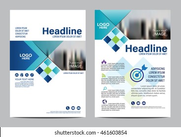 Annual Report Brochure Flyer Design Template Stock Vector (Royalty Free ...