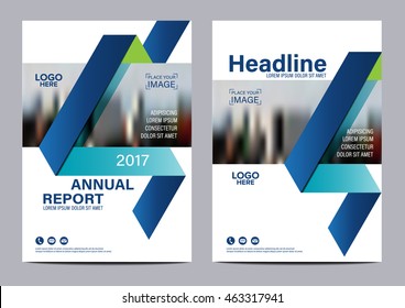 Blue Brochure Layout design template. Annual Report Flyer Leaflet cover Presentation Modern background. illustration vector in A4 size