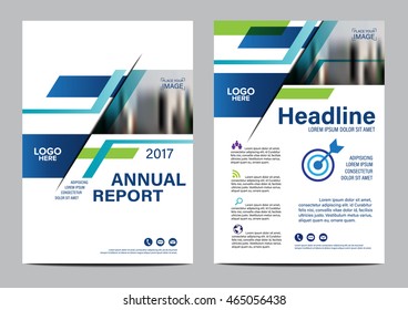 Blue Brochure Layout design template. Annual Report Flyer Leaflet cover Presentation Modern background. illustration vector in A4 size