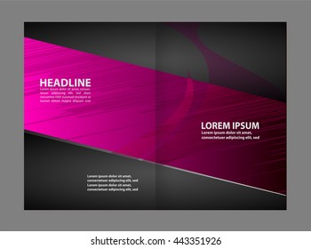 blue brochure template
