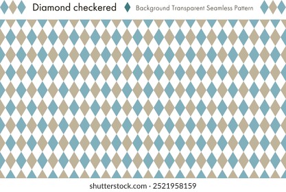 Blue and Brown background transparent diamond pattern checkered seamless pattern background - Powered by Shutterstock - Get 15% off with code: PIKWIZARD15