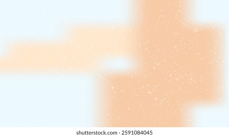 blue and brown blurred gradient with grain noise effect background, for art product design, social media, trendy, vintage, flyer, banner