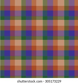 blue brown  plaid tartan pattern vector