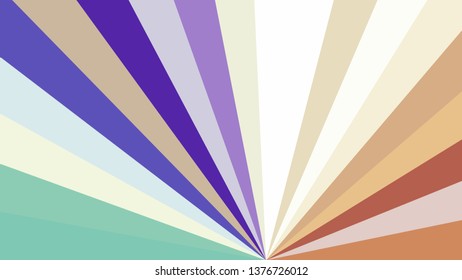 Blue and Brown Radial Stripes Background Vector Graphic