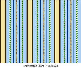 Blue and brown stripes - seamless background
