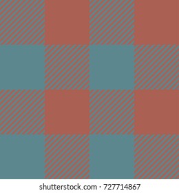 Blue and brown Tartan plaid seamless abstract checkered pattern background for Christmas , Wedding, Birthday design cards/ Flat style vector illustration.
