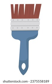 blue brush for painting objects
