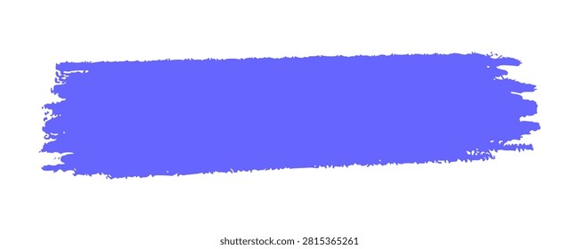 Blue brush stroke abstract features a bold paint stain spot texture. Grimy artistic scribble shape border designed to make modern streetwear poster banner decoration clip art.