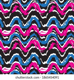 Blue Brush stroke fur pattern design for fashion prints, homeware, graphics, backgrounds