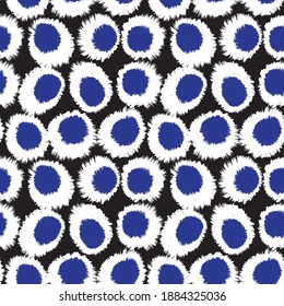Diseño de patrón de piel de pincel azul para impresiones de moda, homeware, gráficos, fondos